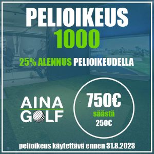 AINAGolf Pelioikeus 1000